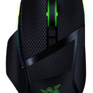 Razer Mouse Grip Tape for Razer Basilisk Ultimate/Basilisk V2/Basilisk X HyperSpeed (Non-Slip, Self-Adhesive, Pre-Cut)