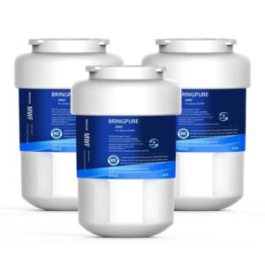 bringpure mwf water filter replacement for ge refrigerators, compatible with ge smart water mwf, hdx fmg-1, mwfp, mwfa, kenm0re 9991, mwfint,gwf, gse25gshecss, rwf1060, wfc1201, 197d6321p006(3 pack)