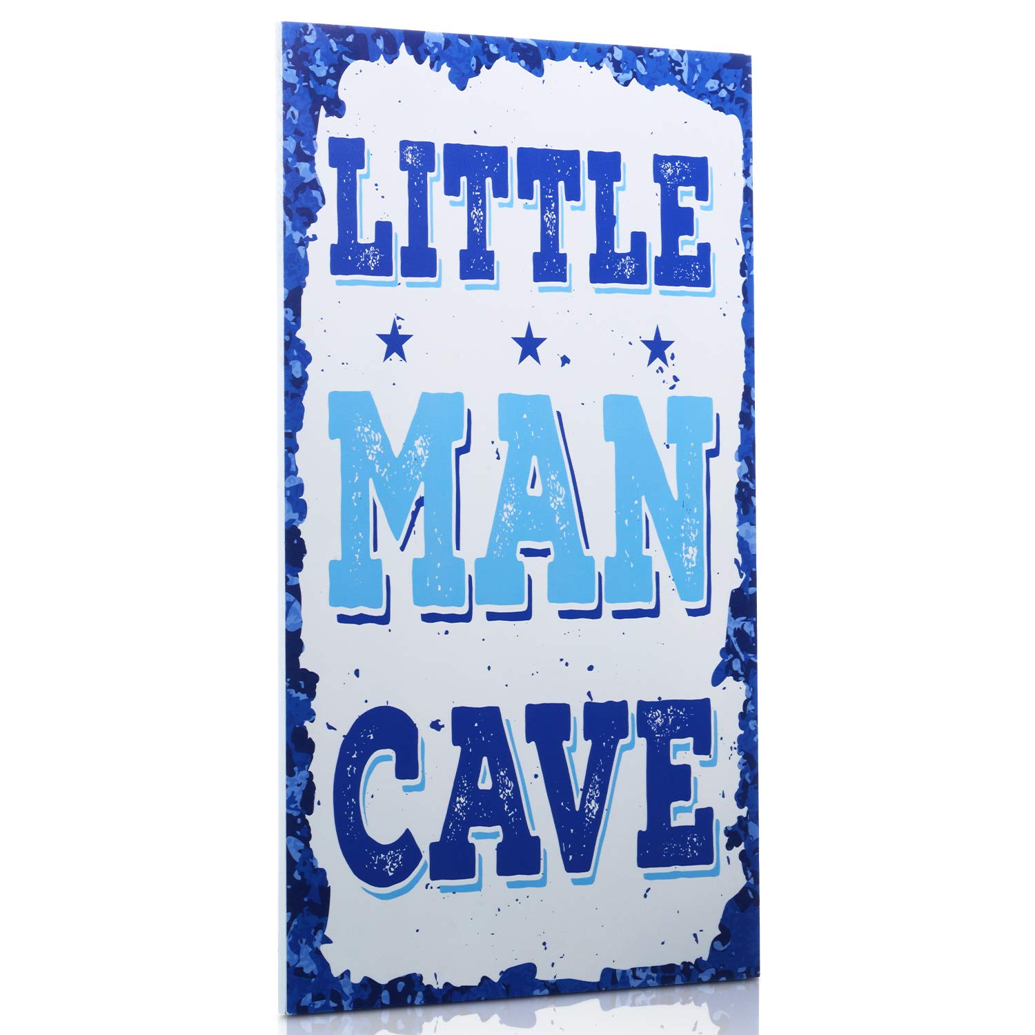 Little Man Cave Wood Sign Children Cave Sign Door Elegant Wood Sign Bedroom Sign Hanging Toddler Boys Room Decor Wall Art Decorative Wood Sign for Kids Children Bedroom