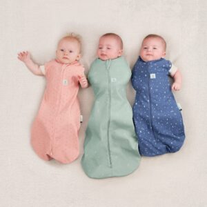 ergoPouch 1 tog Baby Sleep Sack 0-12 Months - Baby Sleeping Sack for Warm & Cozy Nights - Cocoon Swaddle Sack Baby Keeps Calm & Relaxed (Sage)