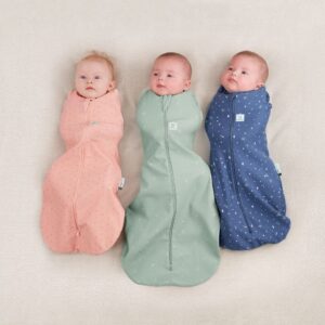 ergoPouch 1 tog Baby Sleep Sack 0-12 Months - Baby Sleeping Sack for Warm & Cozy Nights - Cocoon Swaddle Sack Baby Keeps Calm & Relaxed (Sage)