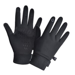 eaglefly touch screen lightweight winter gloves, warm water resistant gloves for walking,riding,cycling,running and driving