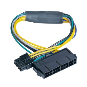 iestar main power 24 pin to 8 pin atx power supply adapter cable for dell optiplex 3020 7020 9020 precision t1700