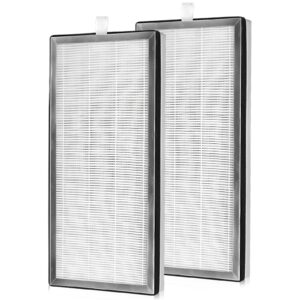 40 replacement filter h13 hepa 40 filter - compatible with 40 3-in-1 filters contains high-efficiency activated carbon filter, 2 pack 40 filter