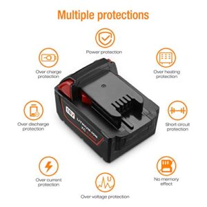 BABAKA 2 Packs 4.0 Ah M-18 Battery Compatible with Milwaukee 18V Battery for 48-11-1820 48-11-185048-11-1828 48-11-10 m18 Cordless Power Tools