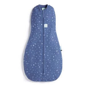 ergopouch 1 tog baby sleep sack 0-3 months - baby sleeping sack for warm & cozy nights - cocoon swaddle sack baby keeps calm & relaxed (night sky)