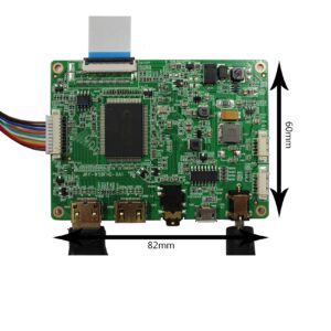 12.6 inch 1920x515 eDP IPS LCD Screen NV126B5M-N41 and 2Mini HDMI Micro USB LCD Controller Board,for DIY CPU GPU PC Computer Monitor Case