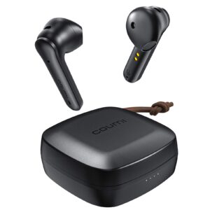 [2021 Upgraded]Wireless Earbuds Bluetooth 5.0 Earphones 4 Mics ENC Noise Cancelling for Call,Hi-Fi Stereo Sports Earbuds,IPX7 Waterproof,32 Hrs Playback Wireless Charging for iPhone and Android,Black