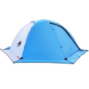 AYAMAYA 4 Season Backpacking Tent 2 Person Camping Tent Ultralight Waterproof All Weather Double Layer Two Doors Easy Setup 1 2 People Man Tents for Backpacker Outdoor Hiking Survival