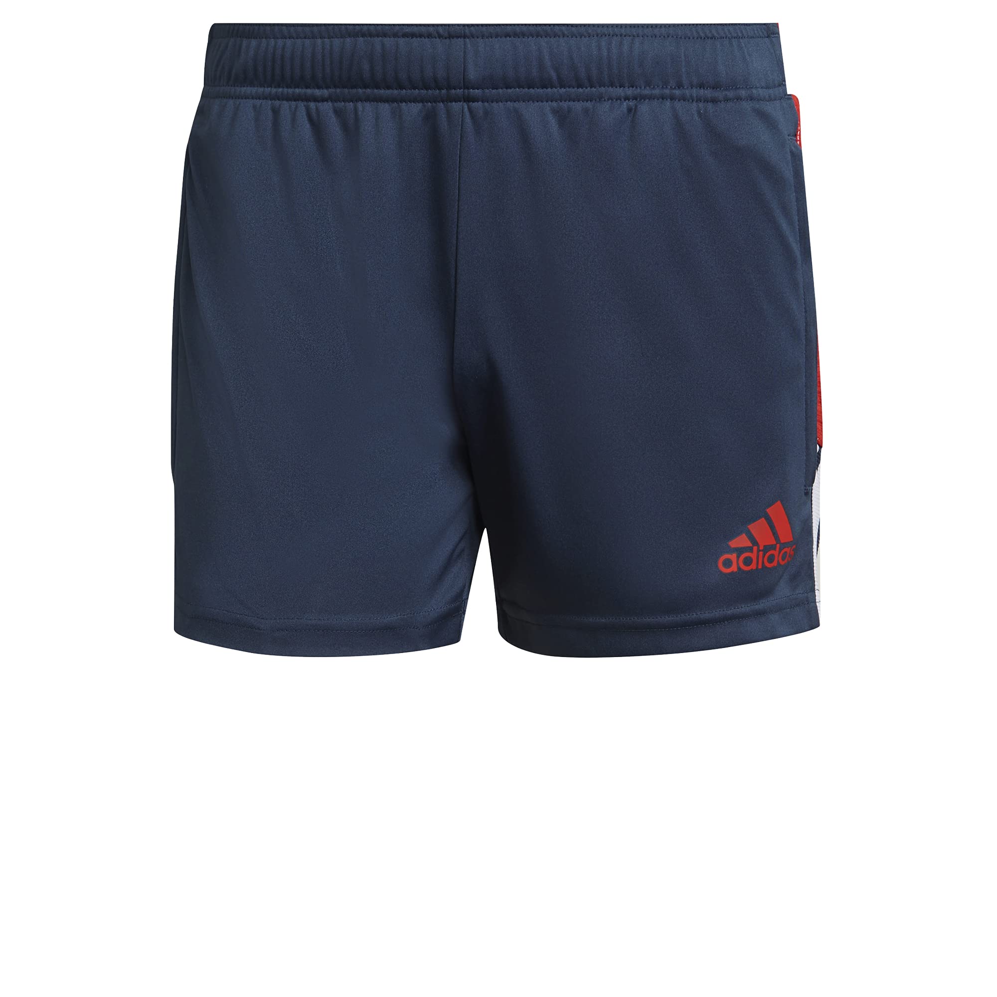 adidas Womens Tiro Training Short Color Up Crew Navy/Vivid Red X-Large