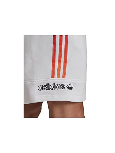 adidas Originals Men's Sport Foundation SweatShorts, White, Small