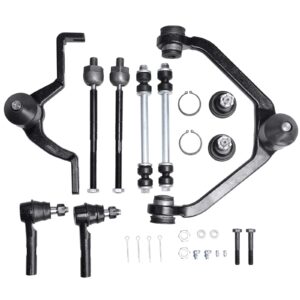 autosaver88 -front upper control arm kit compatible with ford explorer/ranger 1995-2001, mazda b2500/b3000/b4000 1998-2001, mercury mountaineer 1997-2001 -torsion bar suspension only