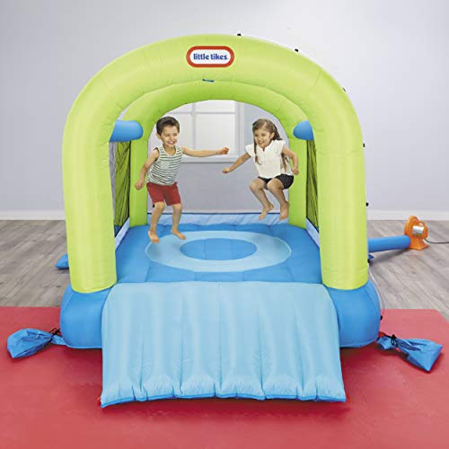 Little Tikes Splash n' Spray Indoor/Outdoor 2-in-1 Inflatable Bouncer, 108.00”L x 84.00”W x 82.25”H