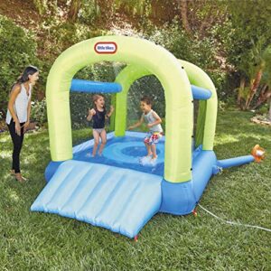 Little Tikes Splash n' Spray Indoor/Outdoor 2-in-1 Inflatable Bouncer, 108.00”L x 84.00”W x 82.25”H