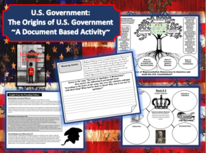 u.s. government | the origins of u.s. government | a document based activity | distance learning