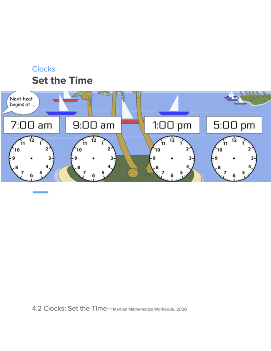 Clocks: Set the Time