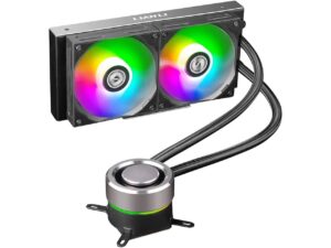 lian-li galahad 240mm high performance rgb cpu water cooler black