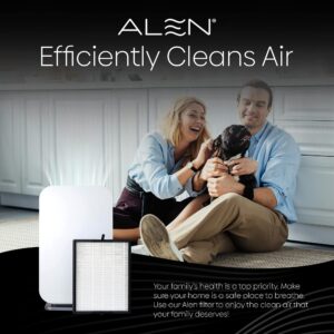 Alen Air Filter FL40-H VOC/Smoke Replacement HEPA Filter for BreatheSmart 45i & Flex Air Purifier-Captures Allergens & Mold + VOCs & Smoke (1 Filter)