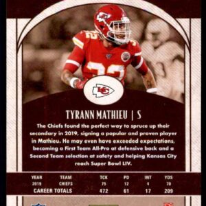 Football NFL 2020 Panini Legacy #41 Tyrann Mathieu Chiefs