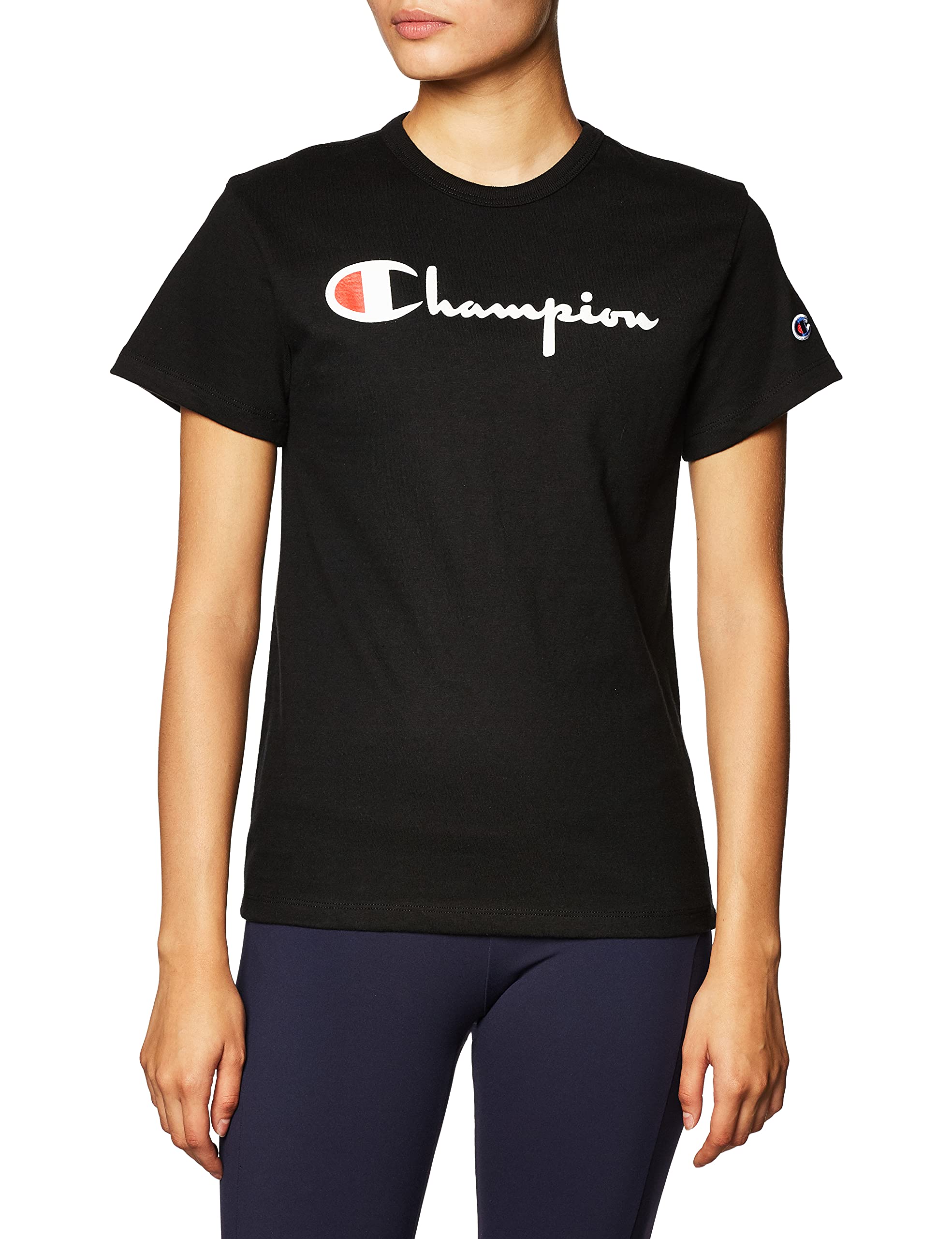 Champion Women's The Heritage Tee, CERTAIN PEACH, SMALL