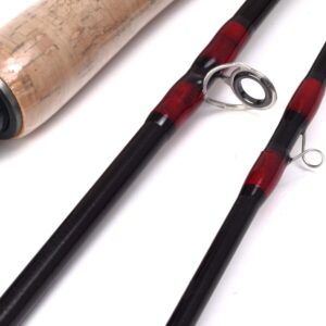 10ft Fly Fishing Rod 3 Sections 7-8wt Fly Rod Carbon Fiber Blanks Light Weight Medium Fast Action Cork Grip