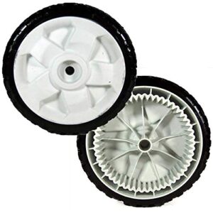 Set of 2 New Wheel Fits Stens, Fits Toro 20330, 20331, 20339, 20350, 20351, 20370, 20371, 20377, 20378, 20954, 20959, 22" Mowers Models Interchangeable With 115-2878, 1152878, 119-0311, 119-0311