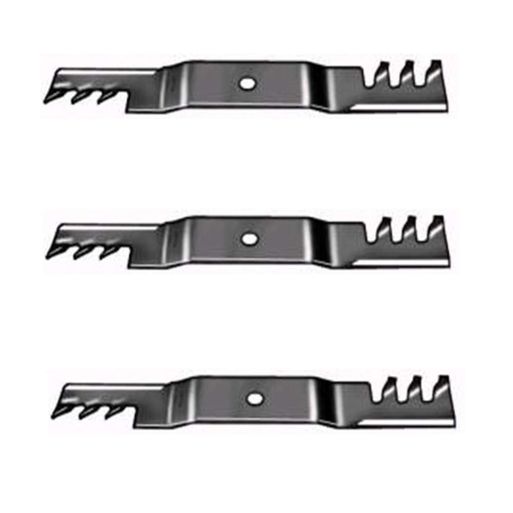 Set of 3 New Mulching Blade Fits Toro, Fits Toro Wheel Horse 44", 44" Groundsmaster Lawn Mower with Deck 57358, 54-0010-03, 54-5010, 74351, 74401, 74501, 74502, 74601, 92-7952-03, Timecutter Z