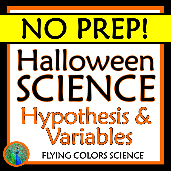 October Halloween Science Scientific Method Review Hypothesis Variables