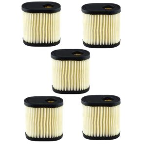 set of 5 new air filter fits mtd, tecumseh, fits toro, white outdoor lev100, lev115, lev120, ovrm105, ovrm65, tvs115 models interchangeable with 100812, 30-031, 33331, 36905, 36905, 740083a