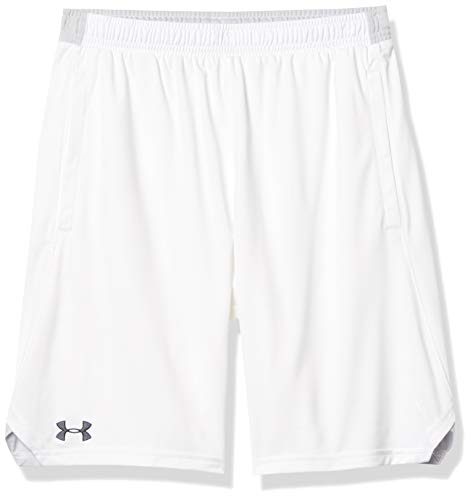 Under Armour Mens Locker 9In Pocketed Short White LG