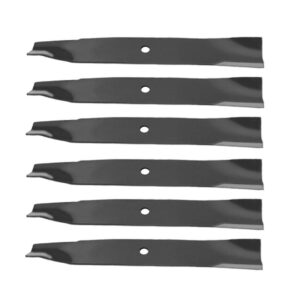 set of 6 new lawn mower blades fits toro 3 for 50", 7437, 74370, 74372, 74373, 74374, 74375, 74376, time cutter z, time cutter z, z5000 models interchangeable with 110-6837-03, 110-6837-03
