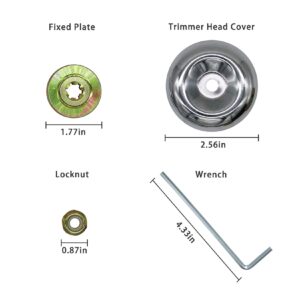 CZS 10" x 80T Brush Cutter Blade for Weedeater, Carbide Tip Circular Saw Weed Eater Blades, Weed Trimmer Blade with Adapter Kit for Brush Cutter, Trimmer, Weed Eater (2 Pack)