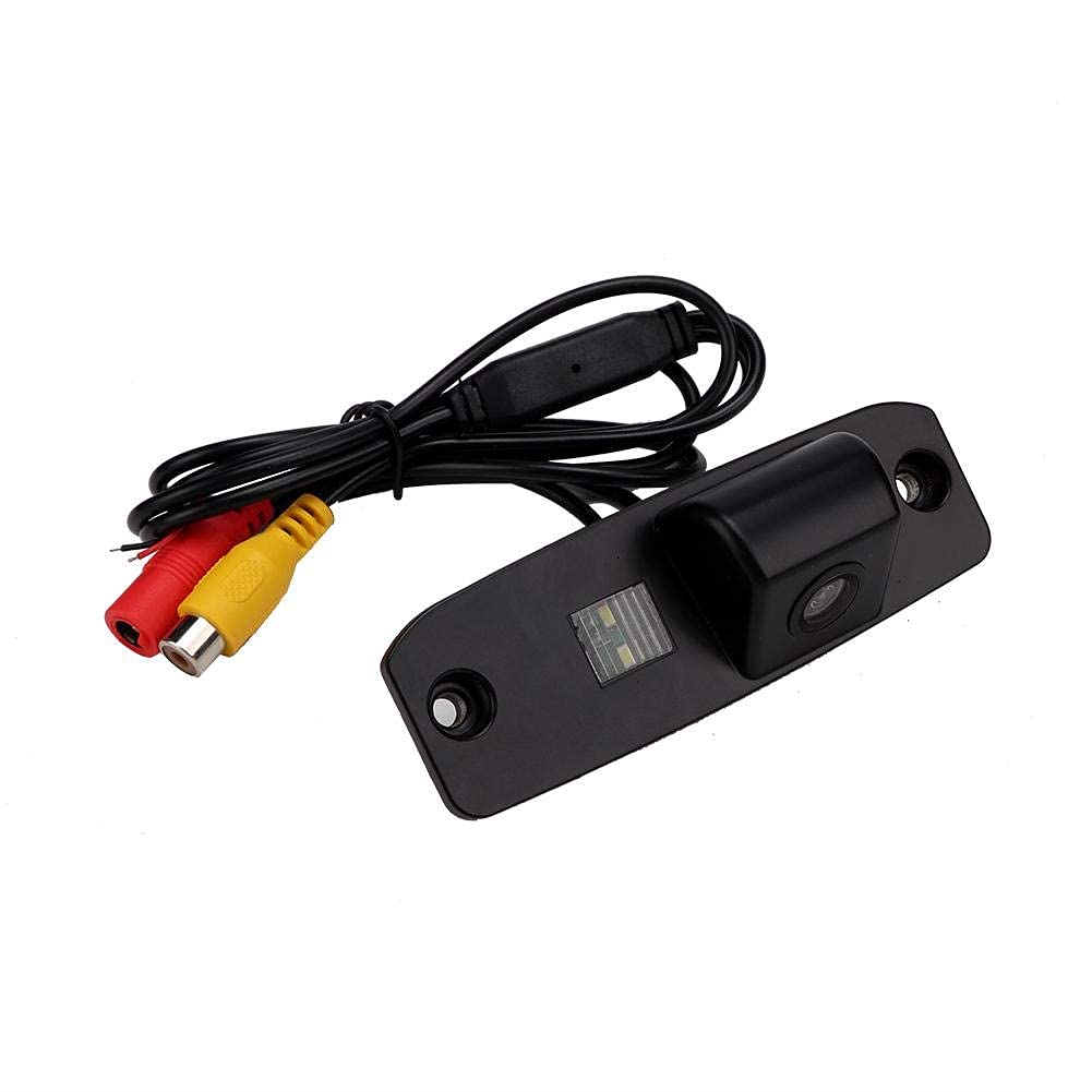 Reverse Rear View Camera, 170° Wide Angle ABS Car Rear View Reverse Parking Camera Fit for Hyundai, Black