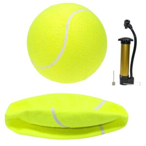 urbest oversize giant tennis balls, inflatable tennis balls for signature, children adult pets dogs cats fun (shipped deflated)
