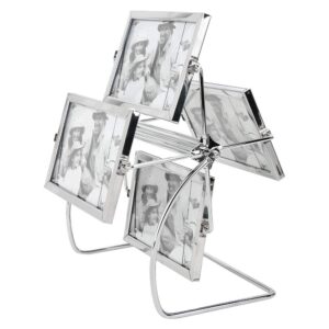 Metal Photo Frame, Ferris Wheel Rotatable Picture Display Photography Studio Rotating Photo Frame For 6X4Inch Photo