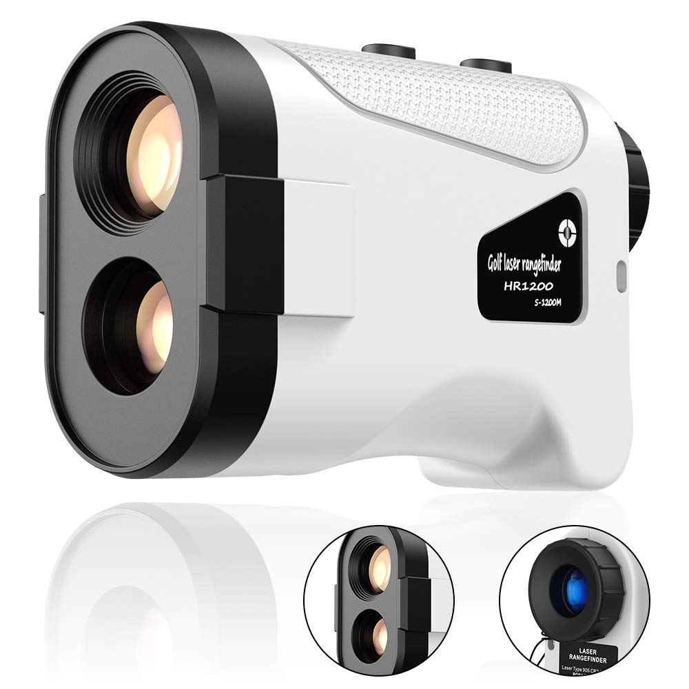 MIAO LAB Golf Laser Rangefinder with Slope - 875 Yards Laser Distance Finder High-Precision Flag Pole Locking Vibration/Speed/Fog Lightweight Easy to Grip with Storage Case for Golf/Hunting/Sports