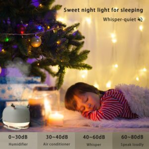 Mini Humidifier Cool Mist Humidifier with 2 Adjustable Mist Modes and Auto Shut-Off, Air Humidifier for Bedroom,Desktop,Office,Kid,Child,Girls (Reindeer)