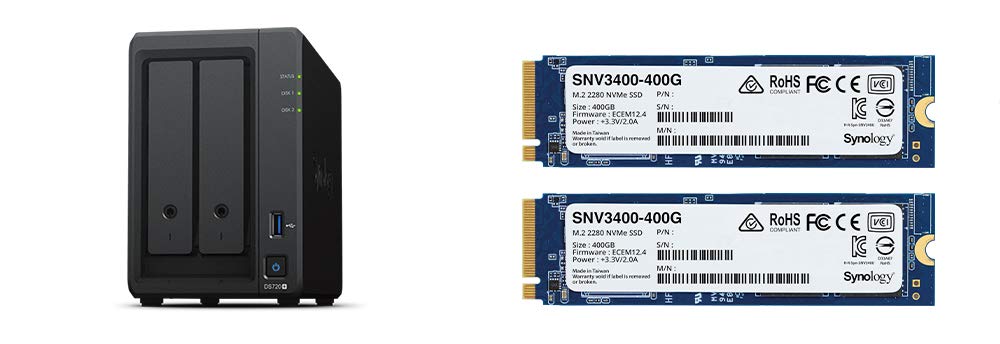 DS720+ w/ 2 x NVMe SSD