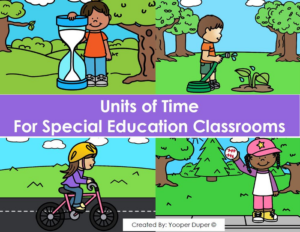 units of time for special education