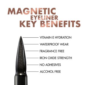 MoxieLash Magnetic Eyelashes with Eyeliner Kit - Essentials Kit Vol 2 - Natural Looking False Eyelashes - Sassy & Baby Lash + Magnetic Eyeliner + Eyeliner Remover Swabs - USA Owned - No Glue