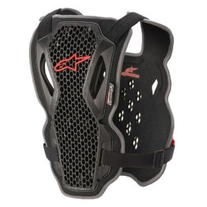 Alpinestars 6700421-13-M/L Bionic Action Chest Protector - Black/Red (Medium)/XL