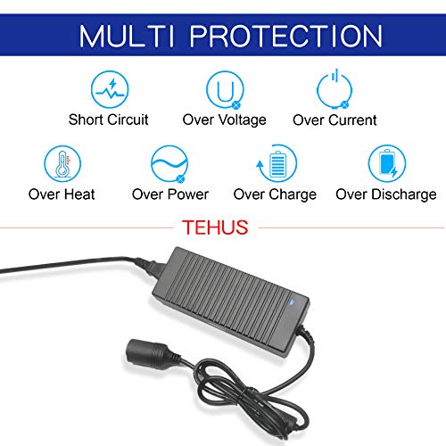 TEHUS ac to dc Power Supply 100V ~ 240V to 12V 10A Car Lighter Household Socket car Vacuum Cleaner Refrigerator car wash Machine Power Adapter