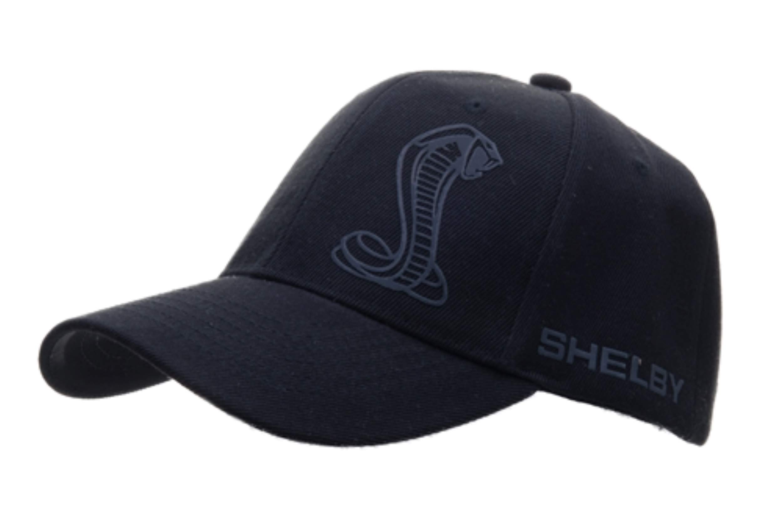 Black Tonal Shelby Snake Cap Hat | Officially Licensed Shelby® Product | Adjustable, One-Size Fits All