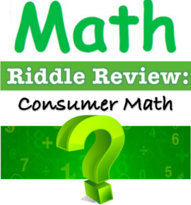 riddle review - percents in the real world!