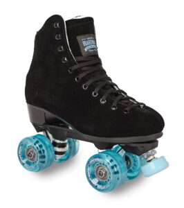 boardwalk black outdoor roller skate - blue motion (mens 8 - womens 9)