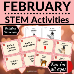 stem activities: february building challenges