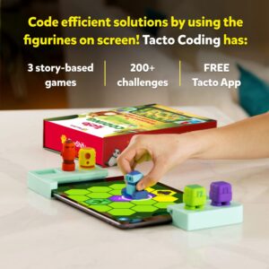 PlayShifu Interactive STEM Toys - Tacto Coding (Kit + App) | Visual Coding Games for Kids | Preschool Educational Toys | Early Programming | 4-10 Year Olds Birthday Gifts (Tablet Not Included)