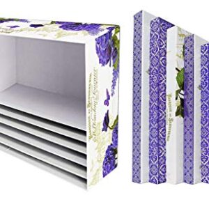 Alef Elegant Decorative Themed Extra Large Nesting Gift Boxes -6 Boxes- Nesting Boxes Beautifully Themed and Decorated - Perfect for Gifts or Simple Decoration Around the House!