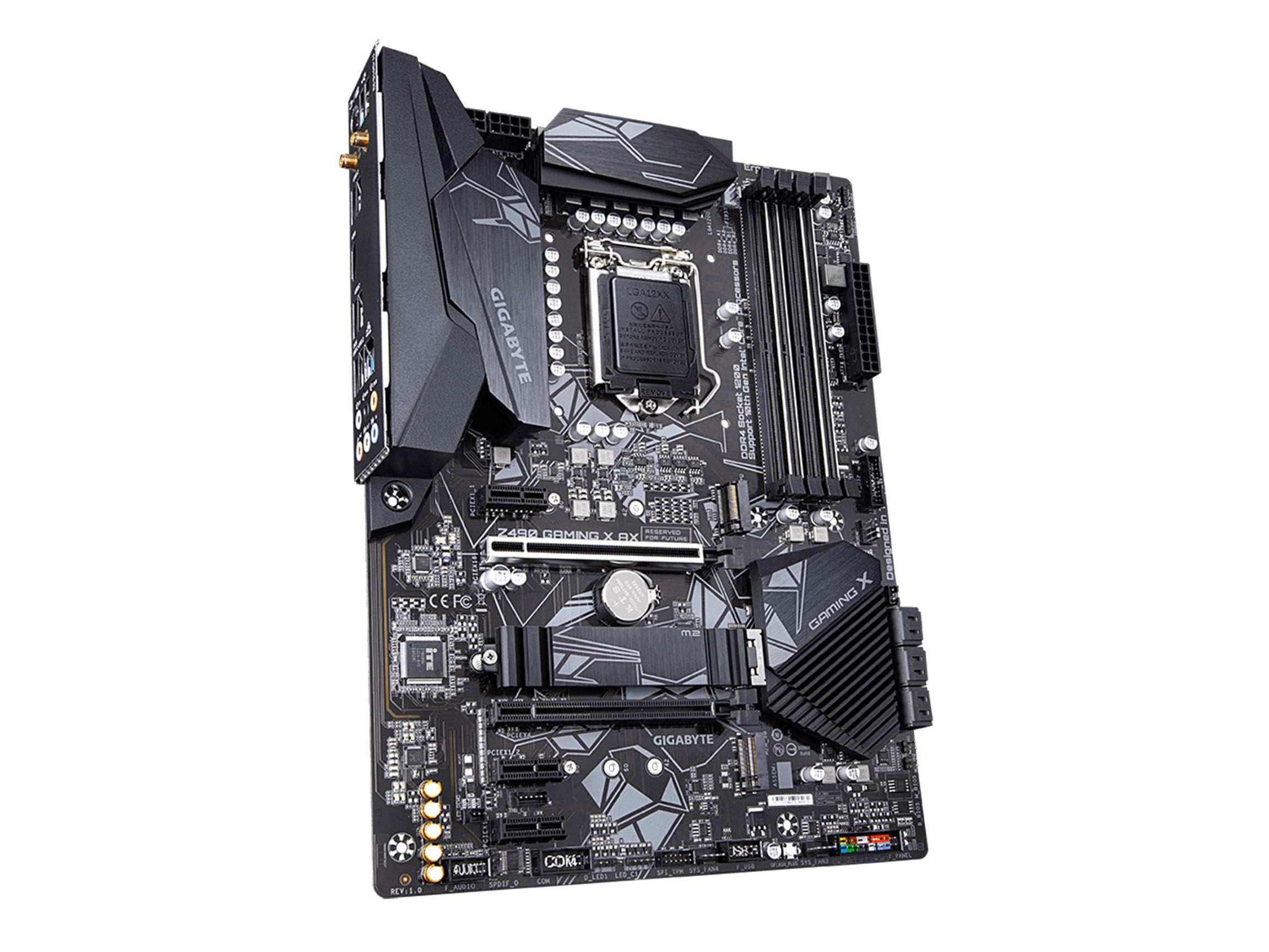 Gigabyte Z490 Gaming X AX (LGA 1200/Intel/Z490/ATX/Dual M.2/SATA 6Gb/s/USB 3.2 Gen 2/WiFi 6/Gaming Motherboard)