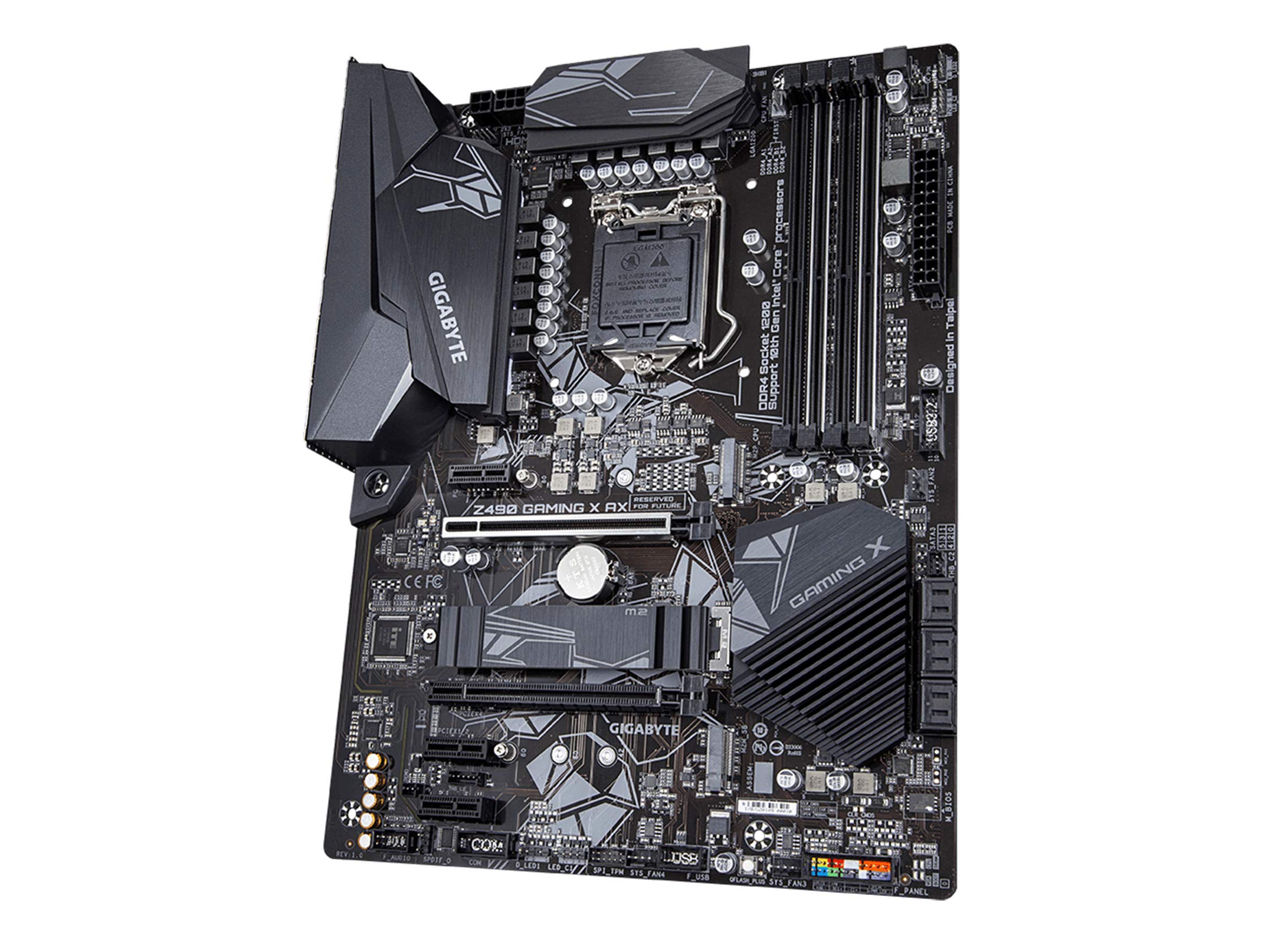 Gigabyte Z490 Gaming X AX (LGA 1200/Intel/Z490/ATX/Dual M.2/SATA 6Gb/s/USB 3.2 Gen 2/WiFi 6/Gaming Motherboard)